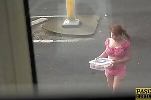 Hardfucked lil' subslut Cherry English bashed by sir