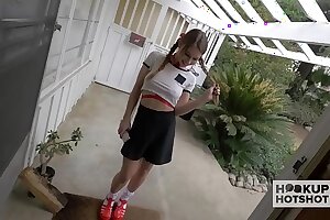 Student meets up with a fellow onlline