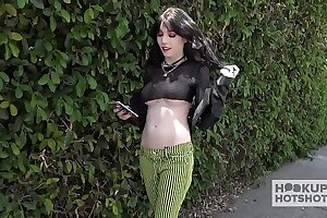 Thin pale teenage Leda Elizabeth gets ravaged rock-hard by Fuck-a-thon Hotshot