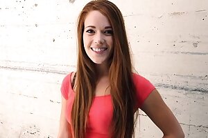 Nice Young Petite Teen Redhead Picked Up And POV Romped